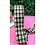 Fita Importada Xadrez Tweed 38mm Preto - Metro - Imagem 1