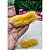 Pompom Bigode Baixo 4,5cm Amarelo Forte - Unidade - Imagem 1