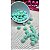 Pompom Malha (Renda) 1,5cm Verde Bebê - 10 unidades - Imagem 1