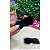 Pompom Bigode Baixo 4,5cm Preto - Unidade - Imagem 1