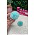 Pompom Baixo M 4cm Verde Tiffany - Unidade - Imagem 1