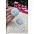 Pompom Baixo M 4cm Azul Bebê - Unidade - Imagem 1