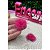 Pompom Baixo P 2,5cm Rosa Pink - Unidade - Imagem 1
