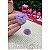 Pompom Baixo P 2,5cm Roxo - Unidade - Imagem 1