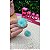 Pompom Baixo P 2,5cm Verde Tiffany - Unidade - Imagem 1