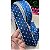 Fita Jeans com Borda Ondulada 38mm Azul Escuro Corações - Metro - Imagem 1