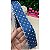 Fita Jeans com Borda Ondulada 38mm  Azul Escuro Estrelinhas - Metro - Imagem 1