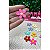 Aplique Emborrachado Flor com Pesponto Pequena Rosa - Unidade - Imagem 1