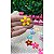 Aplique Emborrachado Flor com Pesponto Pequena Amarela - Unidade - Imagem 1