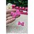 Aplique Emborrachado Lacinho Minnie Poá Pink - Unidade - Imagem 1