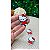 Aplique de Acrílico Hello Kitty Vermelho - Unidade - Imagem 1