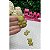 Aplique Ursinho Cravejado Glitter Dourado- Unidade - Imagem 1