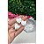 Aplique Mini Coração Metalizado Branco - 10 unidades - Imagem 1