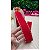 Fita Importada Veludo Cotelê  Vermelho com Borda 38mm - Metro - Imagem 1