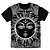 Camiseta T-shirt As Braba Sol Preto e Branco Full Print Preta - Imagem 1