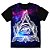 Camiseta T-shirt As Braba Olho Piramide Galaxia Full Print Preta - Imagem 1