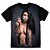 Camiseta T-shirt As Braba Mulher Tatuada Full Print Preta - Imagem 1