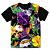 Camiseta T-shirt As Braba Caveira Tropical Full Print Preta - Imagem 1