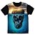 Camiseta T-shirt As Braba Ilha Caveira Full Print Preta - Imagem 1