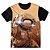 Camiseta T-shirt As Braba Astronauta Full Print Preta - Imagem 1