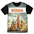 Camiseta As Braba Masculina Russia Full Print - Imagem 1