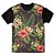 Camiseta As Braba Masculina Flores Vermelha Full Print - Imagem 1