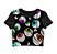 Cropped Blusinha As Braba Olhos Full Print - Imagem 1