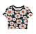 Cropped Blusinha As Braba Sunflower Full Total - Imagem 1