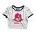 Cropped Blusinha As Brabas As Quartas Usamos Branco Viés Preto - Imagem 1