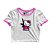 Cropped Blusinha As Braba Hello Kitty AK Branco Viés Colorido - Imagem 2