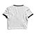 Cropped Blusinha As Braba Latinas Branco Viés Preto - Imagem 4