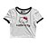 Cropped Blusinha As Braba Hello Kitty Branco Viés Preto - Imagem 1