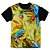 Camiseta T-shirt As Braba Caveir Flores Tropicais Full Print Preta - Imagem 7