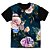 Camiseta T-shirt As Braba Caveir Flores Tropicais Full Print Preta - Imagem 8