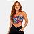Top Faixa Cropped Suplex Estampado Coladinho no Corpo Com Forro Tie Dye Folhagens Olho - Imagem 8