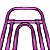 Garupa Bagageiro Articulável Aro 20 à 26 Roxo - Imagem 5
