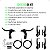 Kit Freio V-Brake Nylon Completo Sapata Modelo Orbital - Imagem 2