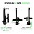 Kit Freio V-Brake Nylon Completo Sapata Modelo Orbital - Imagem 5