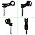 Mesinha Avanço Suporte Guidão 31.8mm Bike Standard + Caixa Direção Cor Preto - Imagem 2