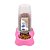 Comedouro/Bebedouro Gourmet 1500ml Rosa - Imagem 1