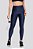 Legging Cover Mulher Elástica - Azul marinho/grafite/preto - Imagem 1
