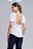 Camiseta Run Style Mulher Elástica - Branco - Imagem 2