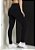 Calça Legging Suplex Seaward Preta/Verde/Azul Marinho/Rosa/Mescla - Imagem 11