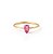 Anel Joy Turmalina Rosa - Imagem 1