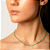 Cordão Ônix Verde fecho Ouro 18k - Imagem 3