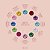 Medalha Birthstone Janeiro (granada) - Imagem 2