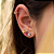 Piercing Mini Argola Esmeraldas - Imagem 3