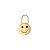 Berloque Smile Safiras (para brincos de argola) - Imagem 1