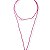 Colar Cordão Corindon Rubi 80cm - Imagem 6