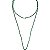 Colar Cordão Malaquitas 80cm - Imagem 4